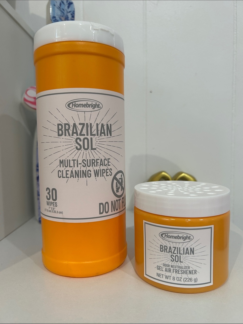 Brazilian Sol Multi-Surface Cleaning Wipes and Air Freshener Duo